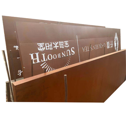 0,8-1,2mm A588 Tấm thép Corten 0,6m-3m AISI ASTM DIN
