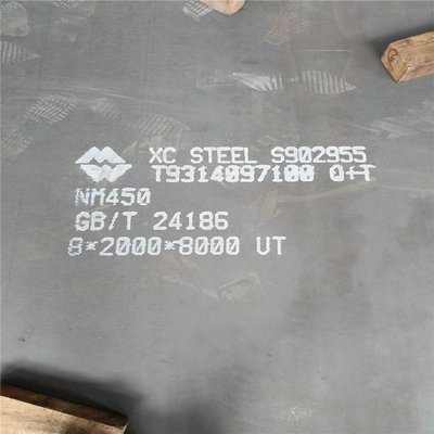 NM400 NM500 Tấm thép carbon chống mài mòn cho máy móc khai thác 150mm